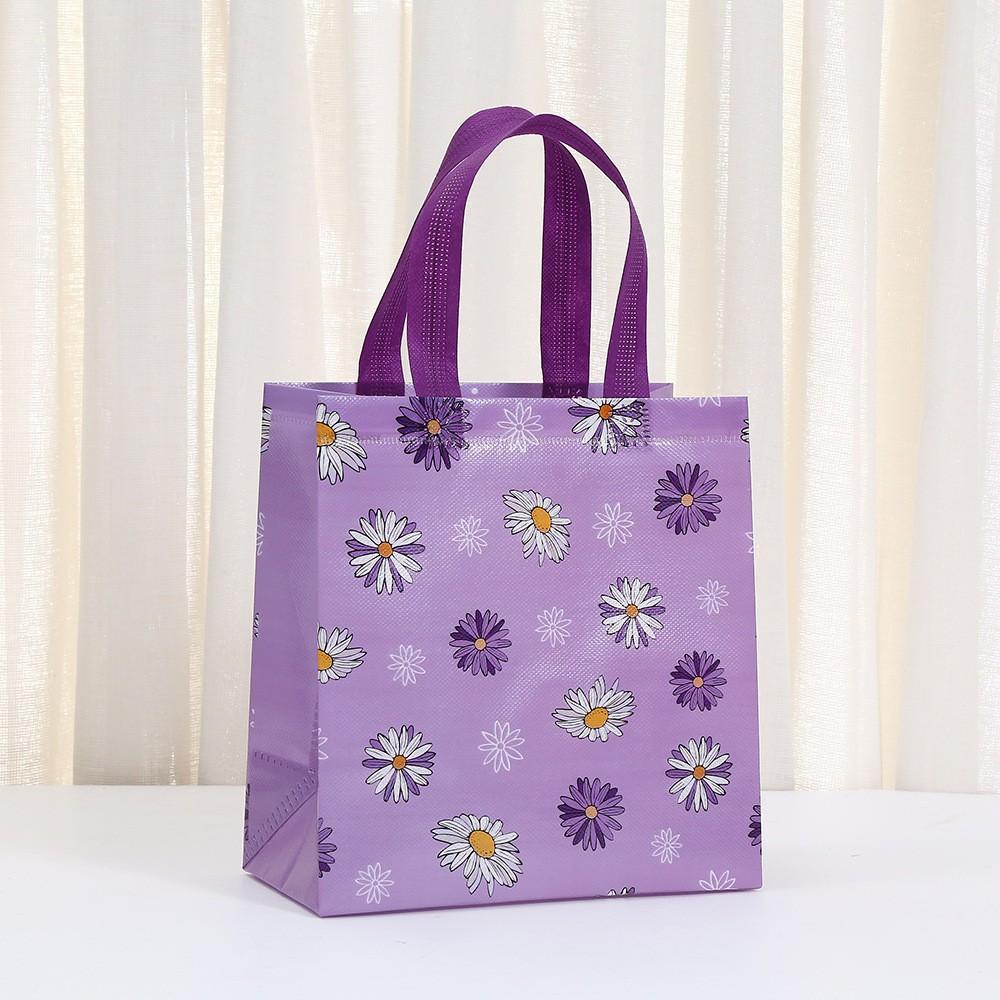 

StoBag daisy theme gift wrapping bags for sweets luxury designer bags eco friendly packaging birthday candy treat tote bag 30pcs&22x11x23cm
