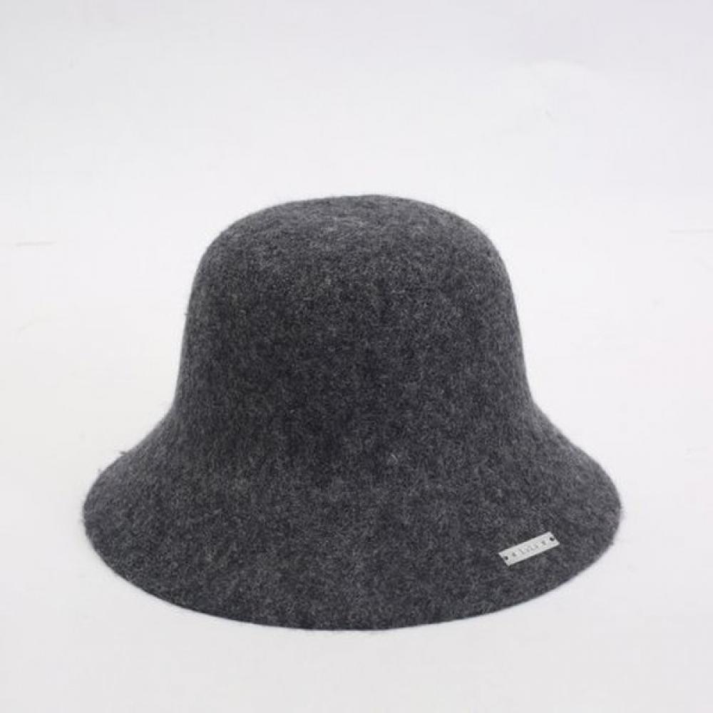 Lala Классическая вязаная шерстяная шапка  Серая  Lalaac168f Single option