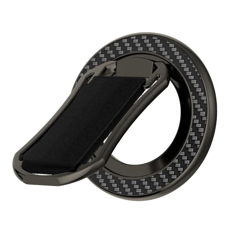 2025 New Strong Magnetic Phone Holder for Magsafe 360 Degree Rotation Double Magnet Finger Ring Stand for iPhone 14 15 16 Xiaomi