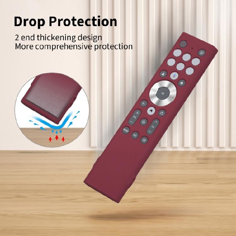 Protective Washable Silicone Cover For Class U8 Series LCD 4K Television Remote Controls Dust Resistant Shell