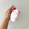 Creative Kapibala Keychain Pendant That Can Spit Bubbles Cute Capybara Schoolbag Hanging Ornament Grab Machine Doll