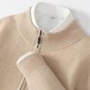 Men's Plus Size Wool Cardigan - Loose Knit, Thick Warm Jacket for Autumn/Winter