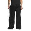 adidas Calças Paraquedas Largas Confortáveis Listradas Práticas Casuais Calças Masculinas Partes de Baixo KF2749