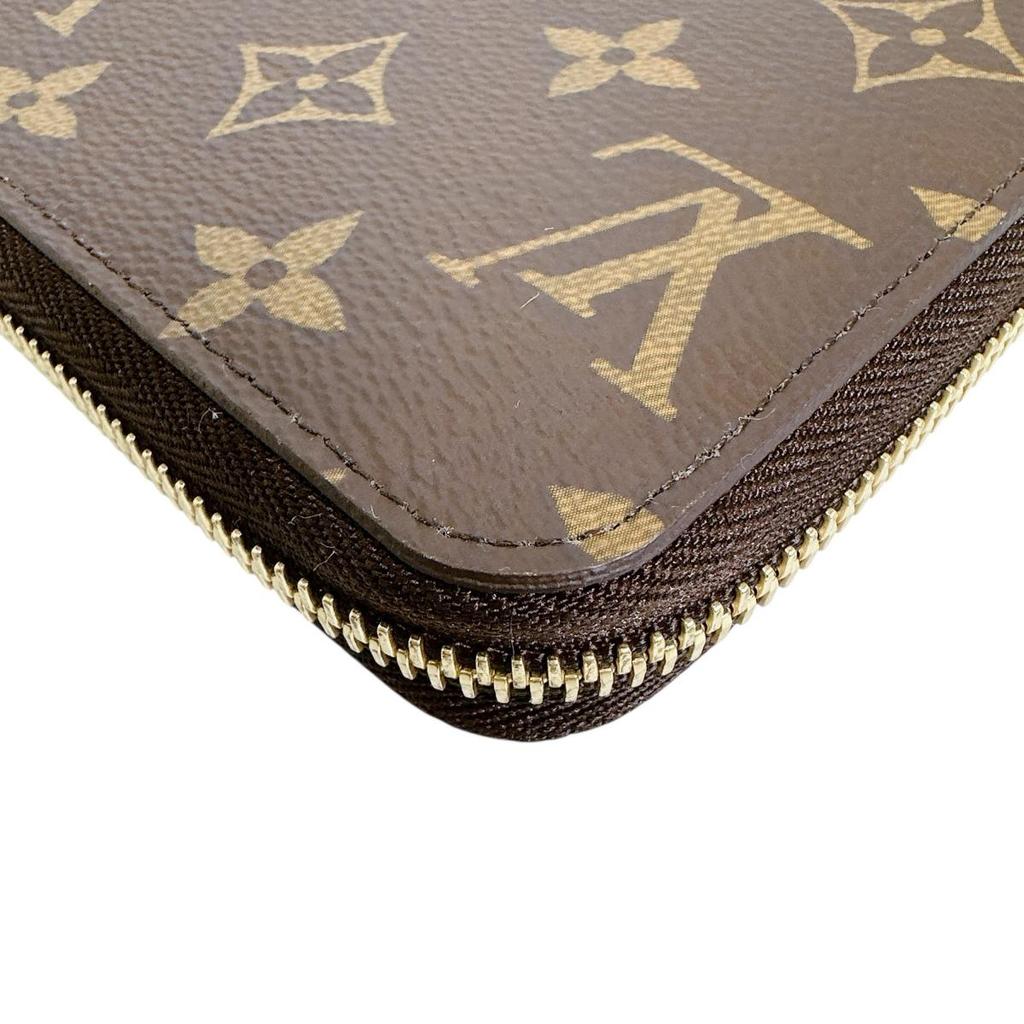 LOUIS VUITTON Monogram Zippy wallet Long Wallet purse Monogram Rose M41894 Used