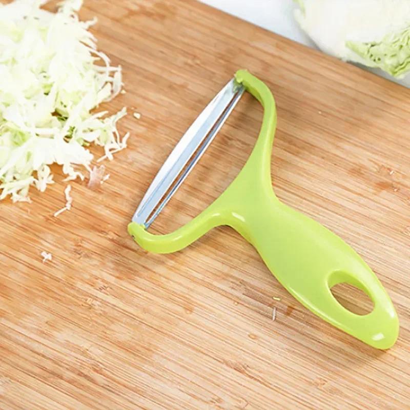 Vegetables Cutter Fruit Stainless Steel Knife Wide Mouth Peeler Cabbage Graters Salad Potato Slicer Kitchen Accessories