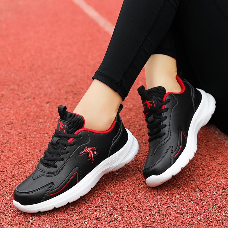 Joni Danlai shoes sports shoes autumn and winter new casual shoes leather waterproof running shoes wear-resistant non-slip travel shoes
