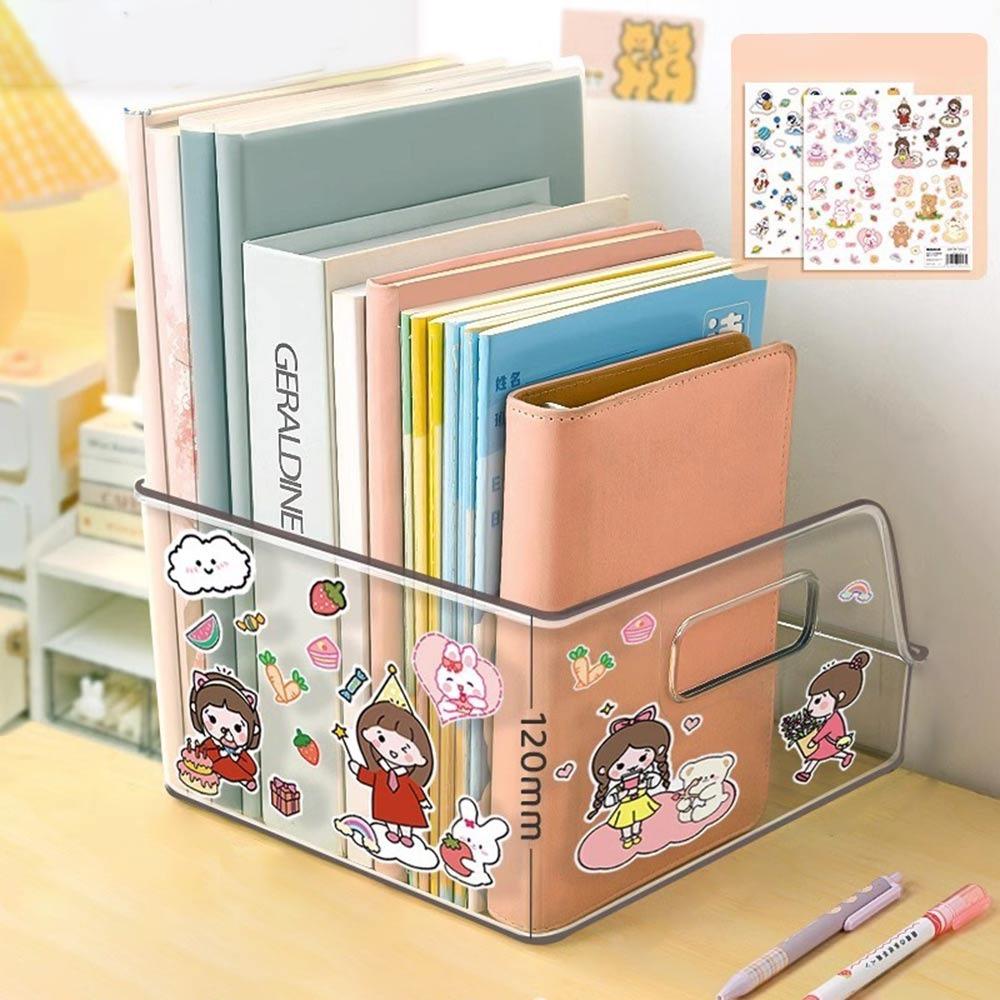 

Простая акриловая подставка для книг U-образной формы, прозрачные книжные упоры, книжная полка большой вместимости для дома и офиса