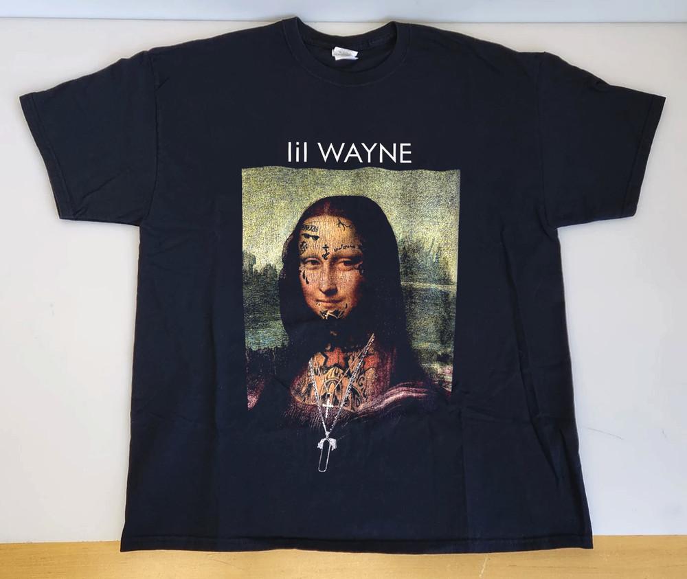 

Rare Lil Wayne Mona Lisa Tha Carter V Funny Black S to 5XL Shirt ZL624 Unisex T-Shirt XXXXL