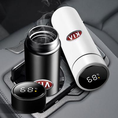 1 unidad Botella Termo Inteligente para Coche con Pantalla de Temperatura Accesorios Taza de Café Para K5 K9 Sorento Ceed Sportage Carnival Stinger Forte Niro Cadenza
