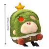 Large Capacity Cartoon Plush Backpack Reusable Christmas Tree Backpack Animal Stuffed Toy   Kids