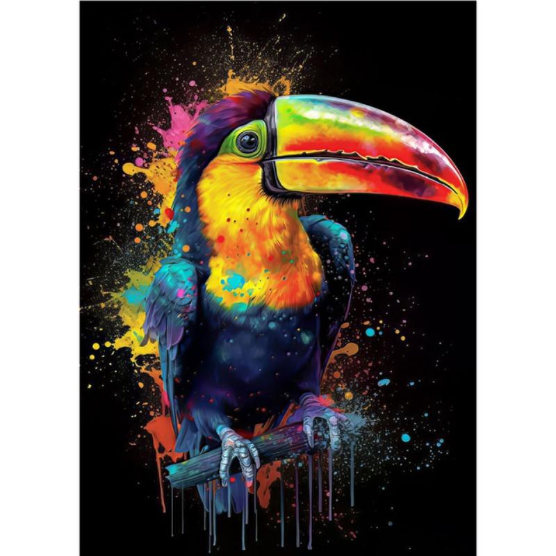 

Акварель Лев Тигр Обезьяна Сова Портрет Животного Плакат Картина На Холсте Абстрактное Граффити Настенное Искусство Для Гостиной Домашний Декор 21cm×30cm NoFrame