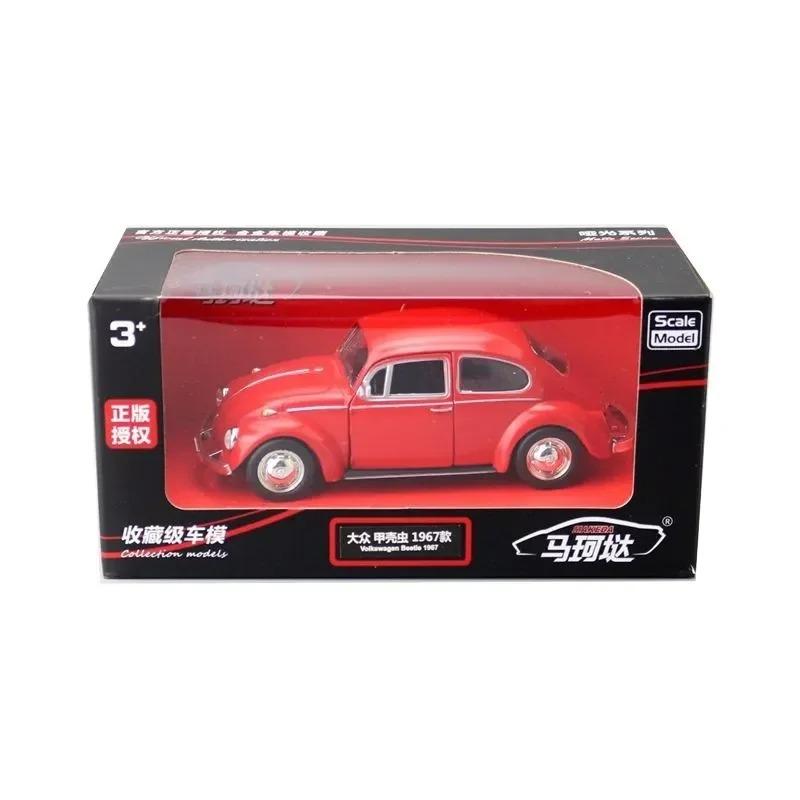 

1/36 1967 BEETLE Die Casts Коллекционные модели автомобилей Статический сплав Винтажный автомобиль Подарок на день рождения Игрушки для детей Домашний декор красный