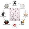 Flower And Bird Blanket Soft Flannel Hummingbird Throw Blanket Washable Cozy Floral Blanket for Adults Kids Couch Bed