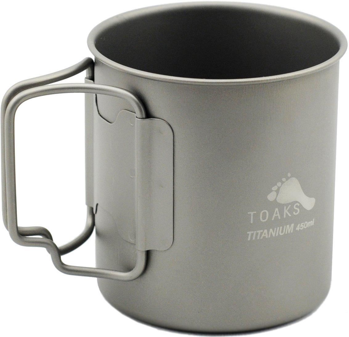 Титановая кружка TOAKS 450 мл (ТОАКС) CUP-450
