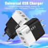 New 33W GaN USB Charger with QC 3.0 & PD, Supports 9V & 12V Fast Charging - US/EU Standard.