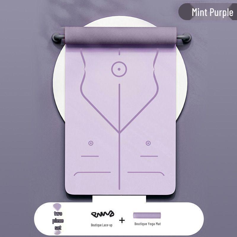 Thickened Non-Slip TPE Yoga Mat with Free Shipping - Widened, Unisex Fitness & Soundproof Dance Mat