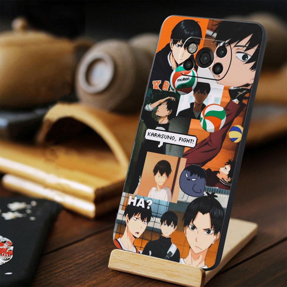 Trend For Xiaomi POCO F3 MI 11 Lite M3 F4 GT 9T X3 NFC X4 10T 11T M4 Pro 5G Haikyuu Volleyball Anime Celular Funda