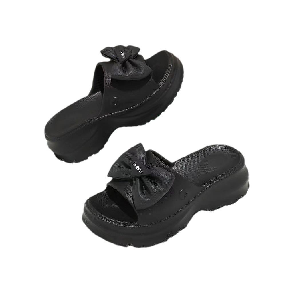 EVA thick-soled slippers women's summer new summer seaside slippers thick-soled beach wear cool slippers