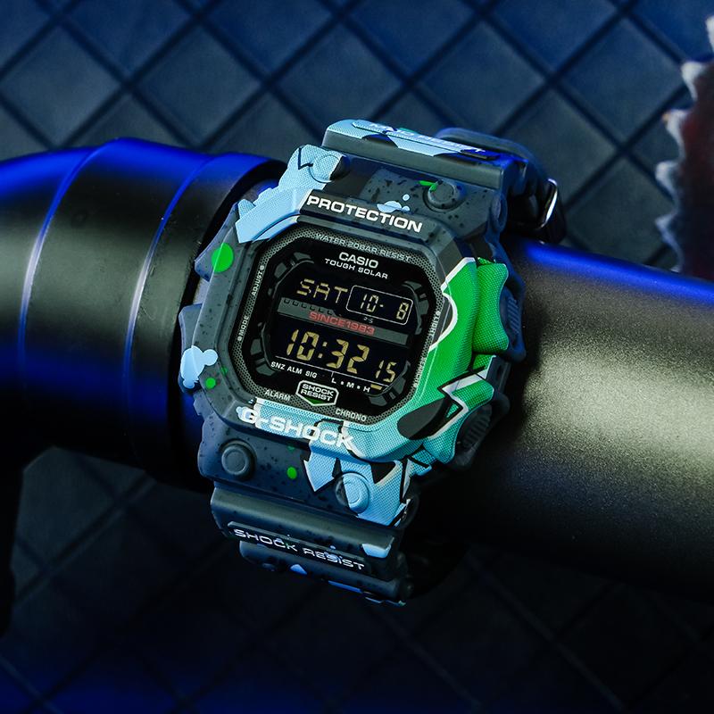 Casio G-Shock 40th Anniversary Limited Solar Shock Resistant Quartz Watch Resin Strap Men watches Black GX-56SS-1PR
