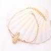 Trendy 3D Pineapple Alloy Anklet - Cute Hollow Fruit Foot Jewelry