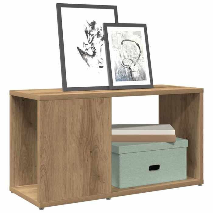 VidaXL TV Cabinet Artisan Oak 60x24x32 Cm Engineered Wood 856727