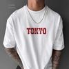 Men's Short Sleeve T-Shirt Printed with Racing Car Pattern and English Graphics  Loose Fit Fashion Casual Crew Neck Top Spring Summer Outdoor Clothing