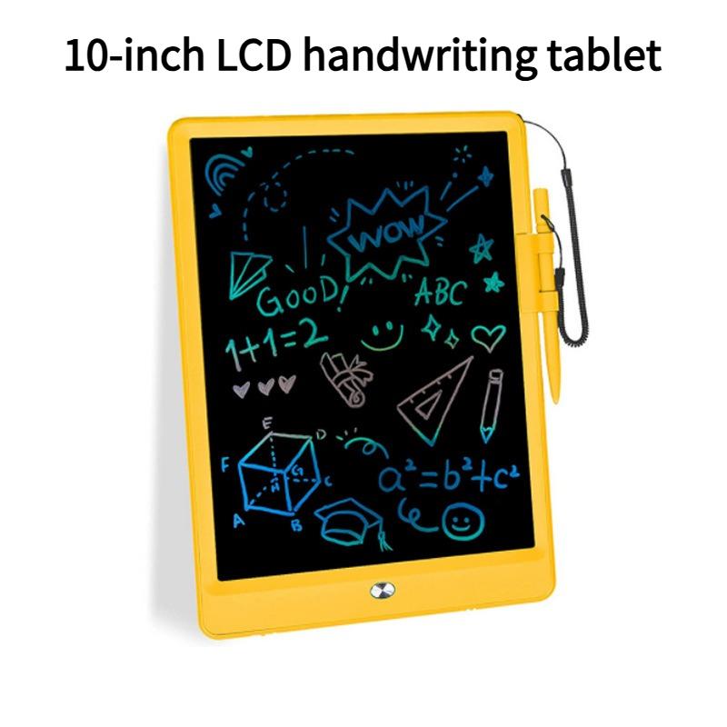 1SET10-inch LCD handwriting board LCD drawing board one-click clear screen children's graffiti drawing board can be rewritten