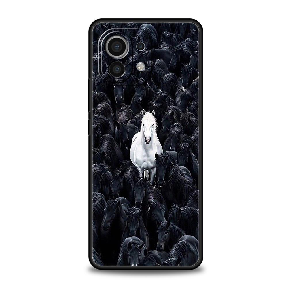 

Horse Animal Phone Case for Xiaomi Poco F6 F5 F4 F3 X6 X5 X4 X3 NFC M5 M4 M3 C51 C50 C55 GT 5G Soft TPU Cover Capas Fundas Bags Xiaomi Poco F5