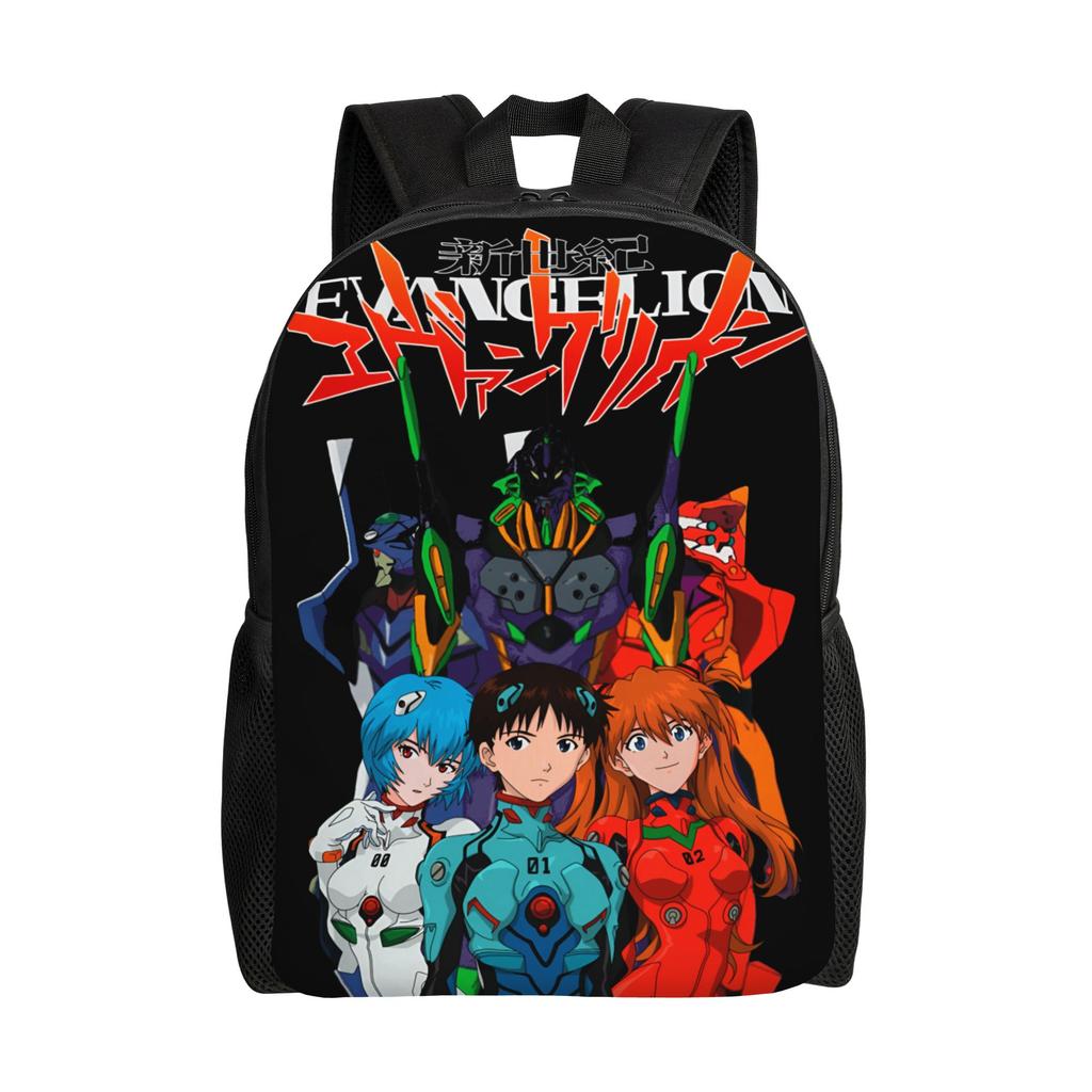 E-Evangelions Backpacks for Women Men College School Students Bookbag Fits 15 Inch Laptop Mecha Style Doomsday Animation Bags