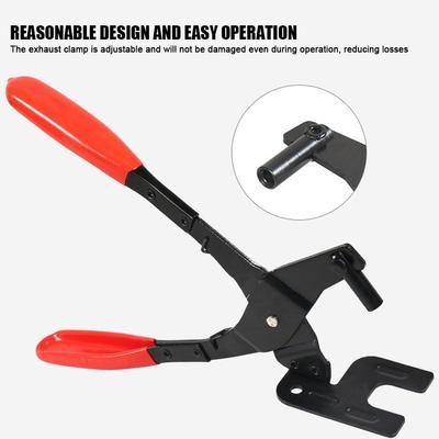 Car Exhaust Hanger Removal Pliers Red Hand Tools Muffler Hanger Removal Tool Exhaust Grommet Pulling Pliers Anti Slip Handle
