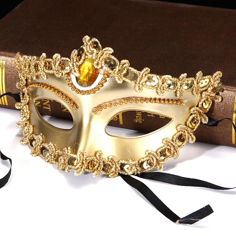 Venetian Masquerade Mask Women Eye Mask Cosplay Prom Props Nightclub Face Mask Party Needs Accessory