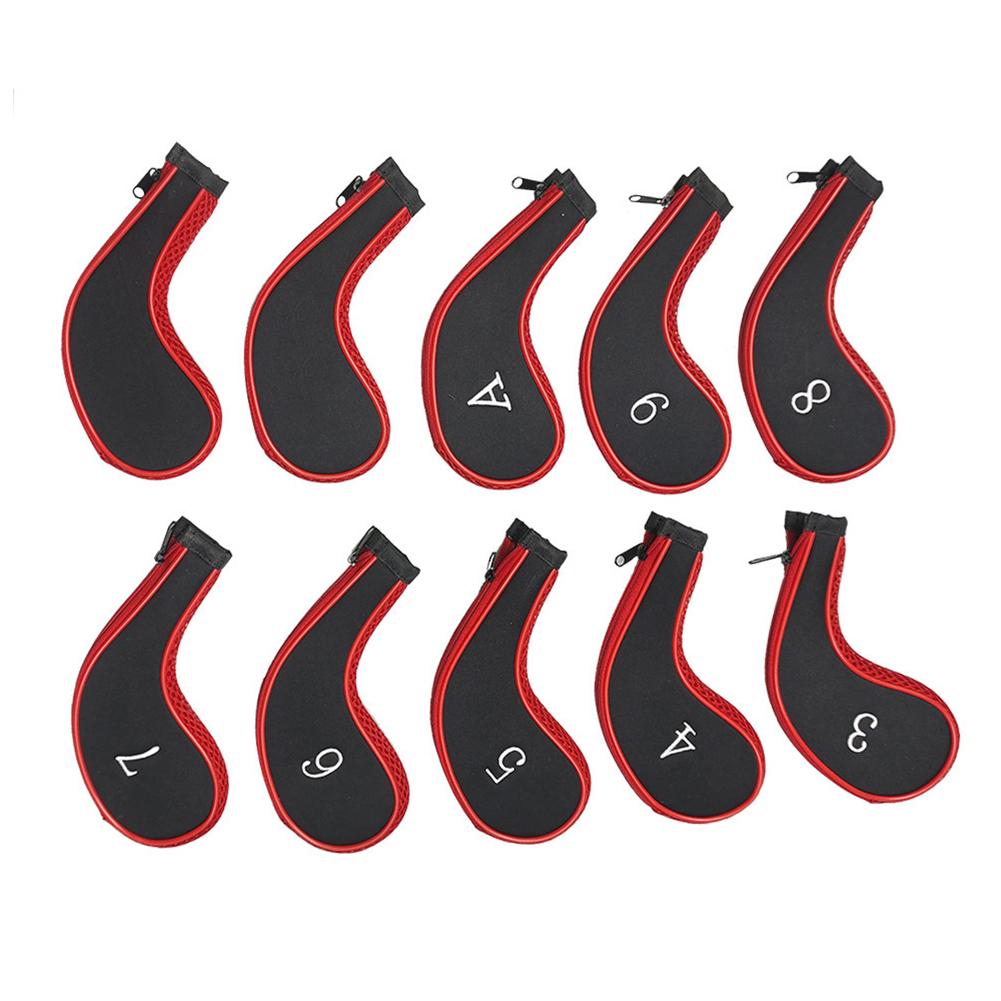 For Golf Sport About 10*19cm Iron Covers Easy To Use Structure Fits Standard Golf Clubs Lightweight And Portable