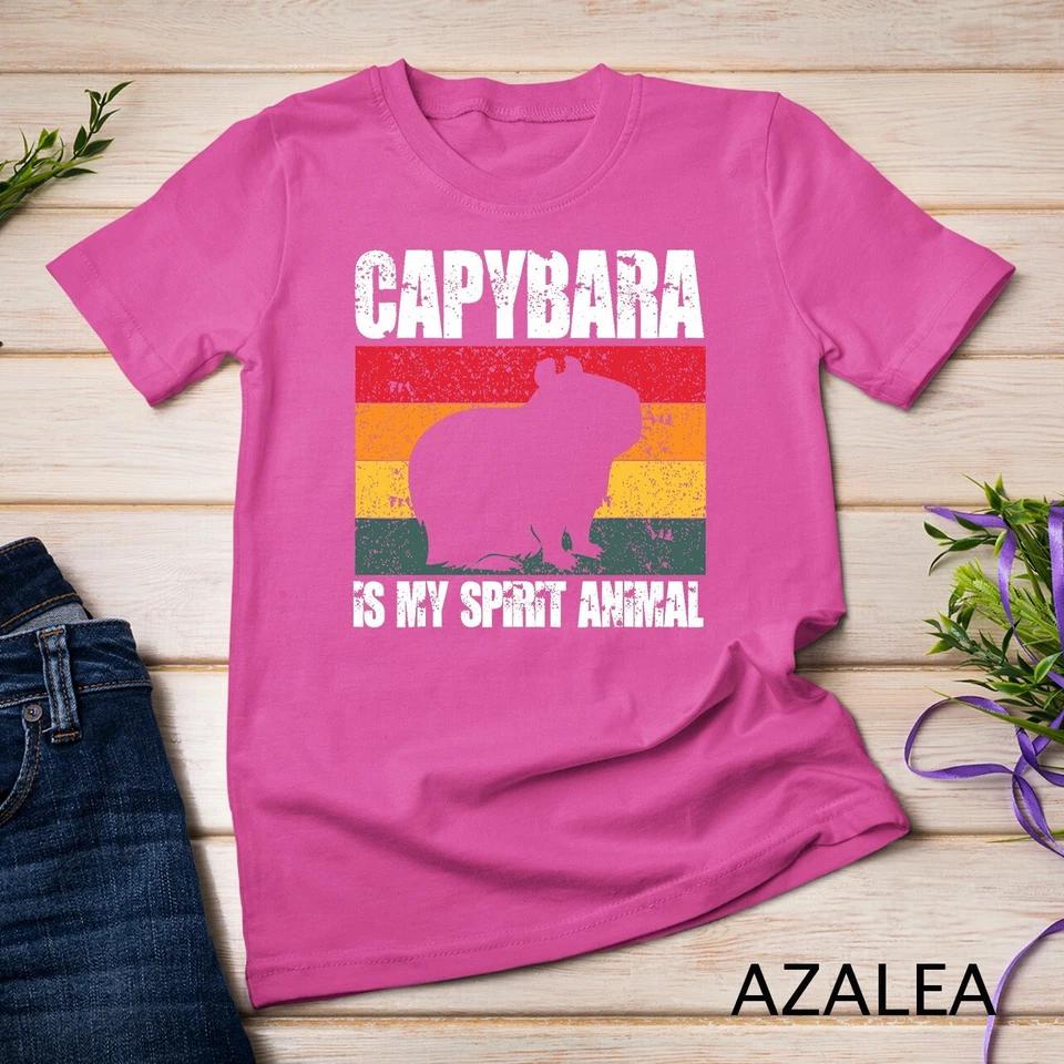 Capybara Is My Spirit Animal Shirt Capybara Pet Animal Gifts Unisex T-shirt 2 M