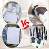 2 Pack Washable Waterproof Wet Dry Large Dirty Clothes Bag, Travel Laundry Bags, Portable Wet Bags with Handles for Dirty Clothes, Gym, Camping,