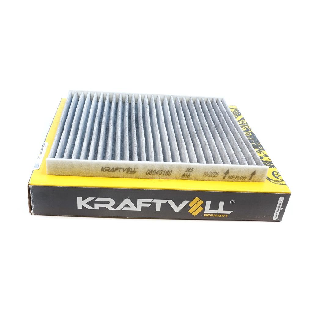 V1ESP1261 Cabin Air Particulate Carbon Pollen Filter Genuine KRAFTVOLL 06040180 for Kia Carens FJ Sportage MK2 Rio JB UB Carens UN Cerato TD Shuma TD