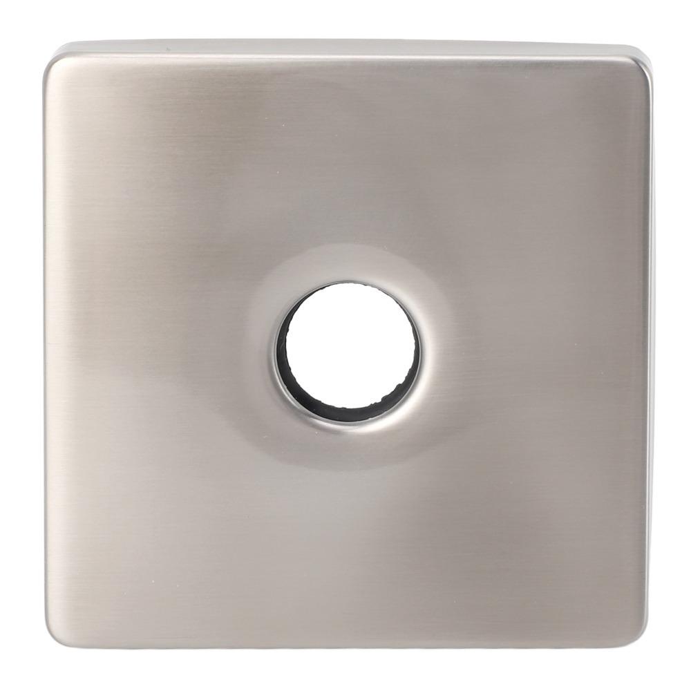 Square Shower Arm Cover Plate Extra Large Electroplating Finish Shower Arm Flange 3.5 Inch Wall Mount Shower Escutcheon Plate