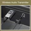 Transmiter Konwerter Audio Samochodowy Kompatybilny z Bluetooth z Czystym Dźwiękiem Plug-Play Szeroka Kompatybilność Uniwersalny Adapter Audio