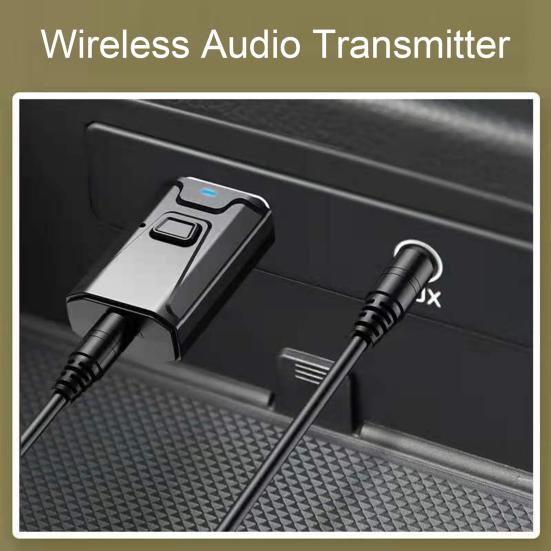 Bluetooth-kompatibilní Car Audio Converter Vysílač s čistým zvukem Plug-Play Široká kompatibilita Univerzální audio adaptér