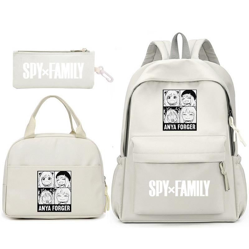 School Season Spy Playhouse Printed Backpack Pencil Bag Shoulder Bag Leisure Primary And Secondary School Students Schoolbag