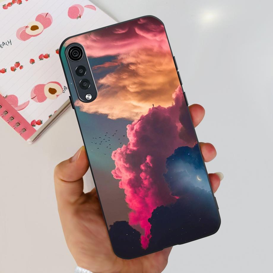 

For LG Velvet 5G Case Shockproof Bumper LG Velvet 5G UW Back Cover For LGVelvet 4G Silicone Phone Case Black Letter Cases Capas LG Velvet 4G