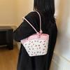 New Cherry Portable Oblique Span Bag Large Capacity Cute Versatile Premium Commuter Shoulder Bucket Bag