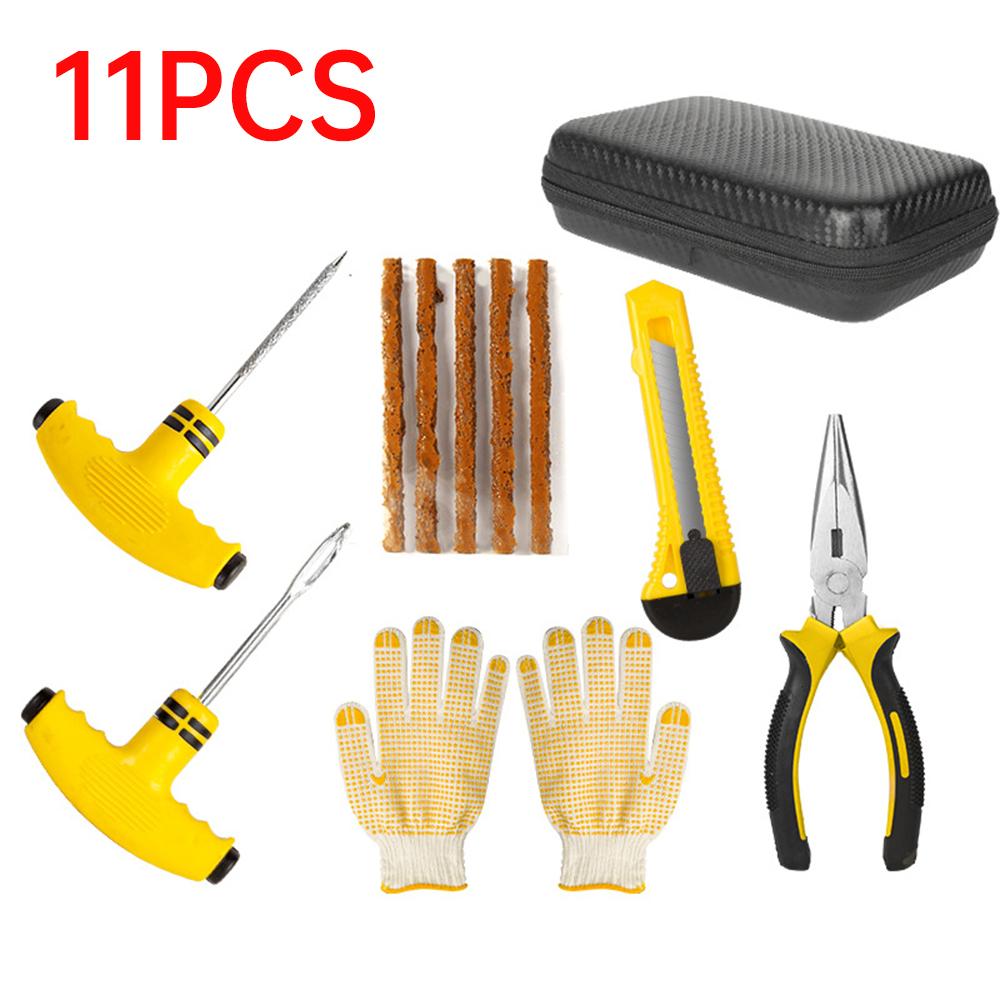 NEW Car Tire Repair Kit Puncture Plug Tools Tyre Puncture Emergency Tubeless Tyre Set for Truck Motorcycle