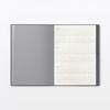 Muji Montag Start Monats-Wochen-Planer Start Dezember 2026 A5 Dunkelgrau
