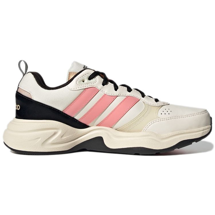Adidas Neo Strutter Fabric Synthetic Leather Rubber Casual Comfortable Breathable Low-Top Lifestyle Shoes Women Sneaker Light-Pink GW2994