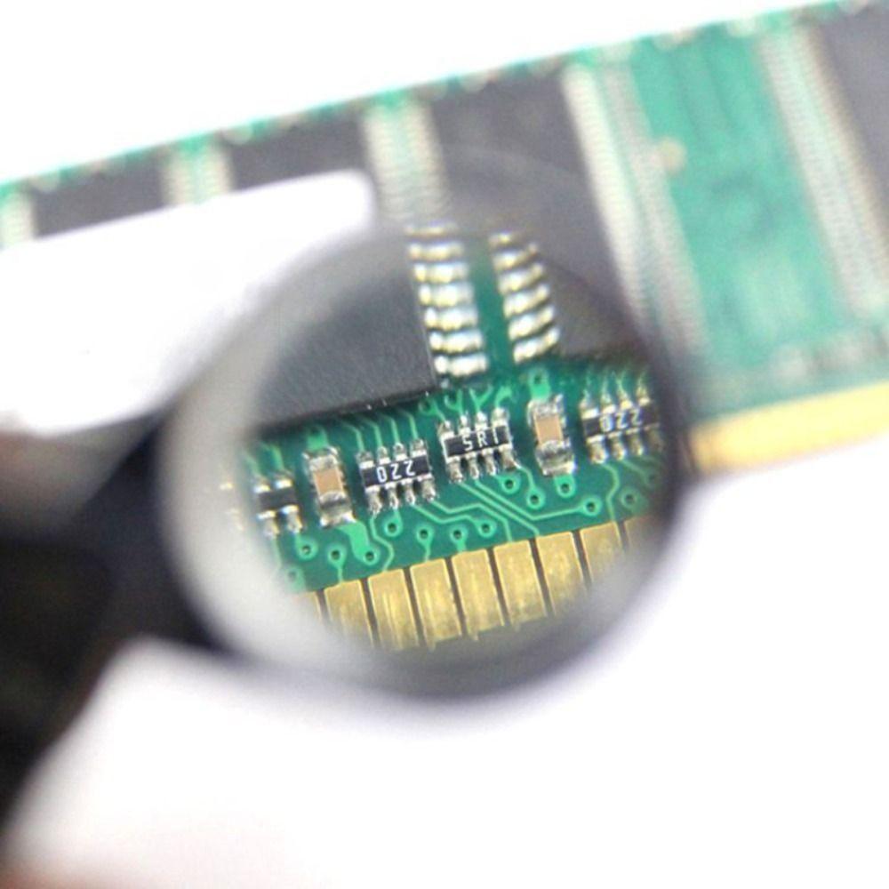 Folding Jewelry Magnifying Glass Mini Reading Magnifier 10-30X Pocket Loupe  Read Newspapers