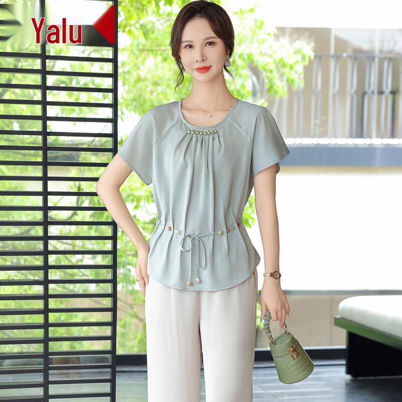 Yalu Elegant Mom's 2025 Summer Two-Piece Set