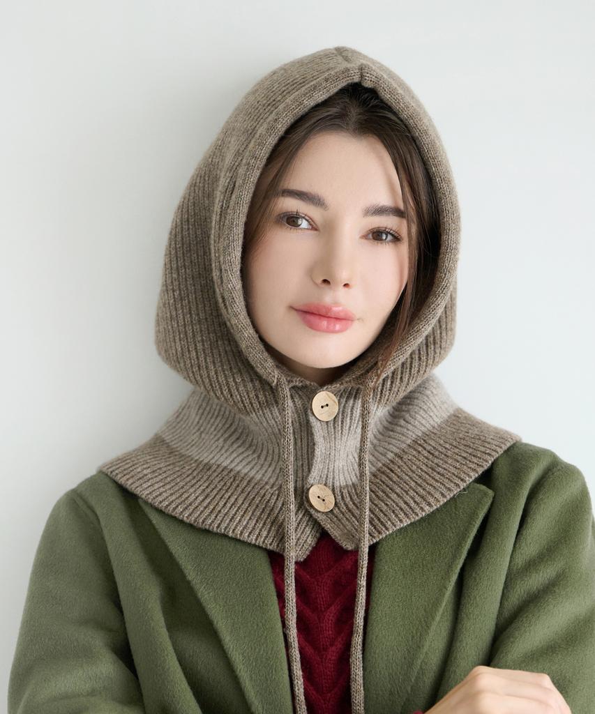 Koipeu Wool Knit Balaclava Cf083Ht102