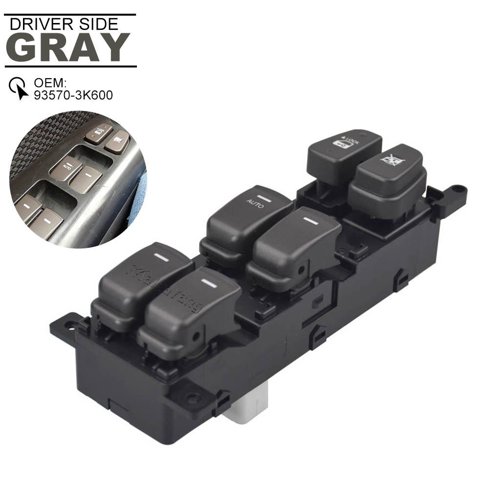Genuine Window Main Switch Button LHD & Passenger Switch For 2008-2010 Hyundai NF Sonata 93580-3K500