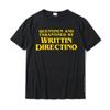 Quentinen und Tarantined mit schriftlicher Regie Lustiges Meme T-Shirt Oberteile T-Shirts Heißer Verkauf Normale Baumwolle Herren T-Shirt Verrückt
