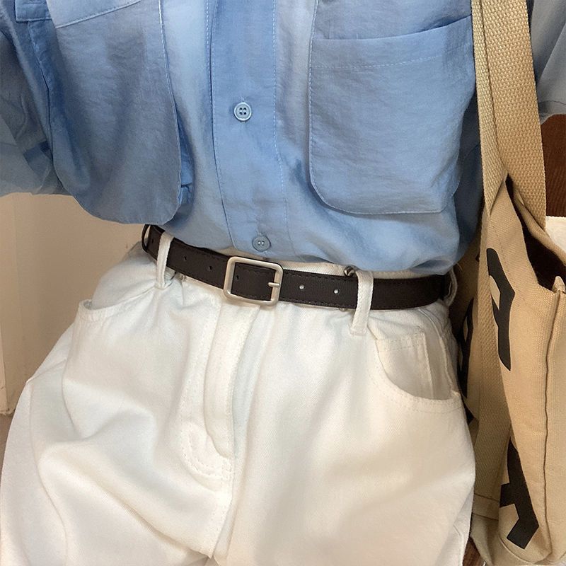 Unique Womens Pu Belt With No Hole Design And Striking Buckle Styles Perfect For Fashion Modern